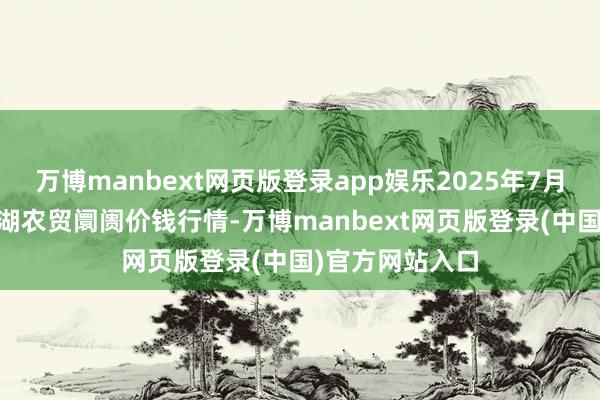万博manbext网页版登录app娱乐2025年7月16日湖北省洪湖农贸阛阓价钱行情-万博manbext网页版登录(中国)官方网站入口